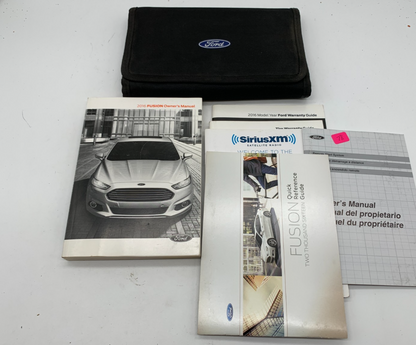 2016 Ford Fusion Owners Manual Set with Case OEM D01B37014