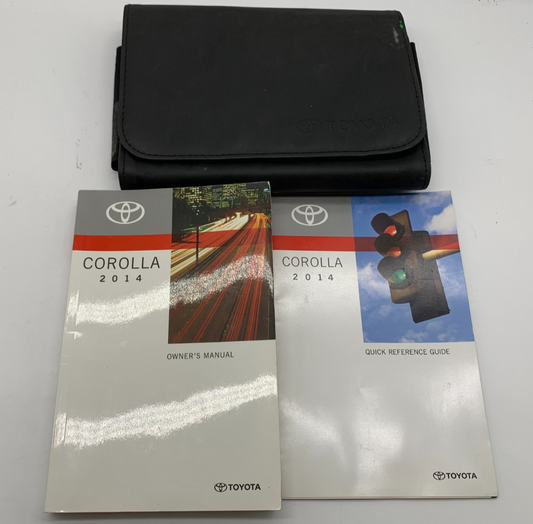 2014 Toyota Corolla Owners Manual Set with Case OEM C03B62012