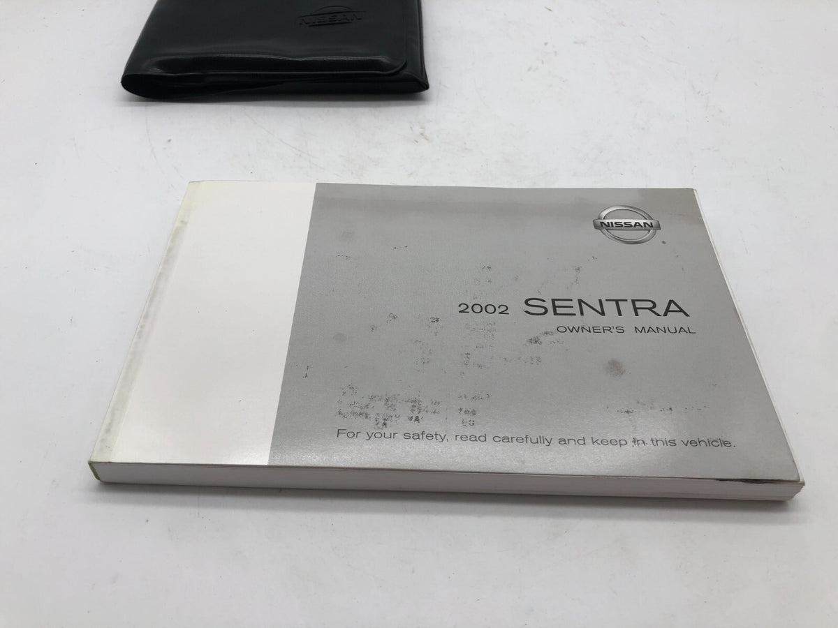 2002 Nissan Sentra Owners Manual with Case OEM R01B51003