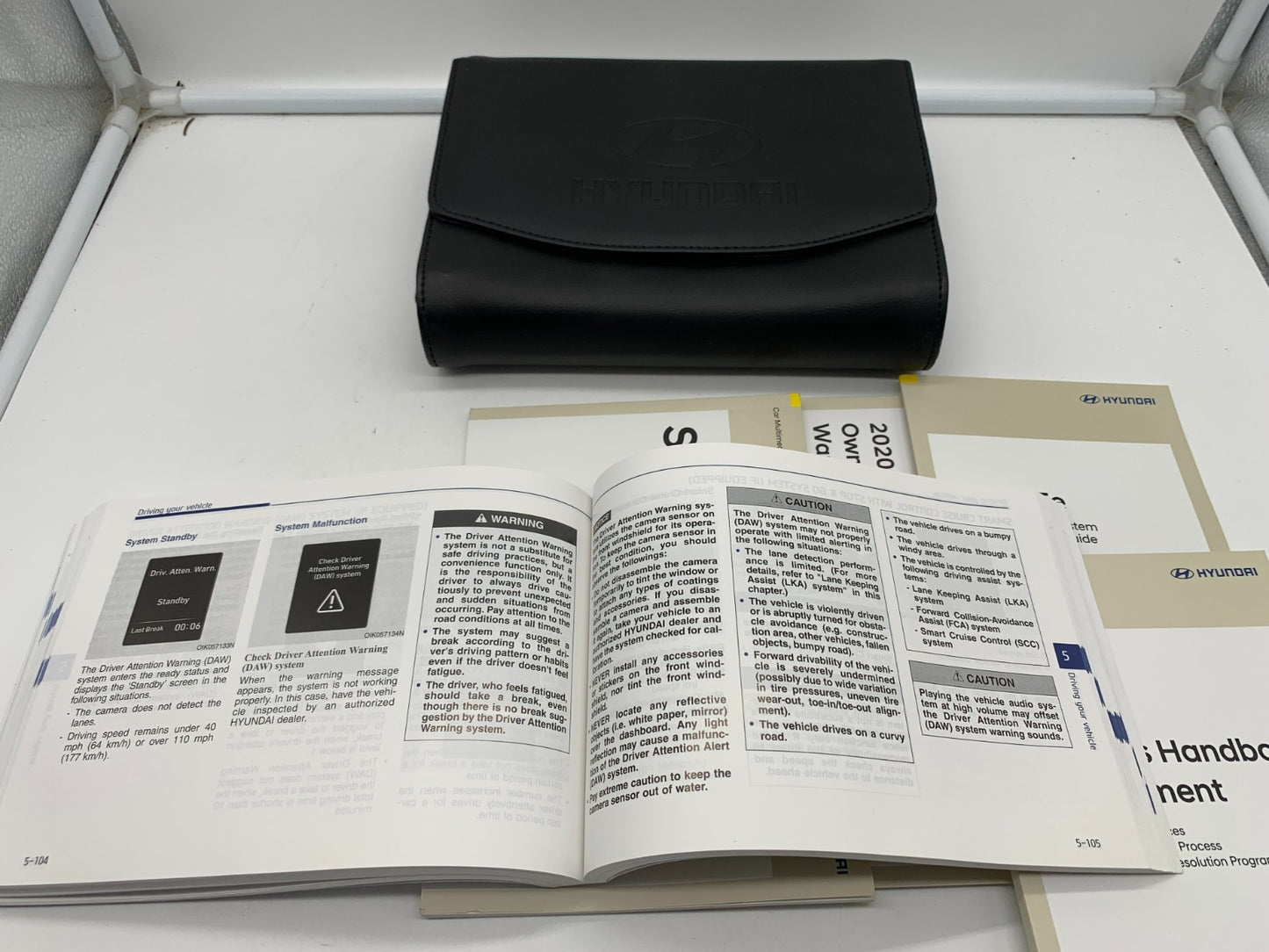 2020 Hyundai Santa FE Sport Owners Manual Set with Case OEM C02B13062