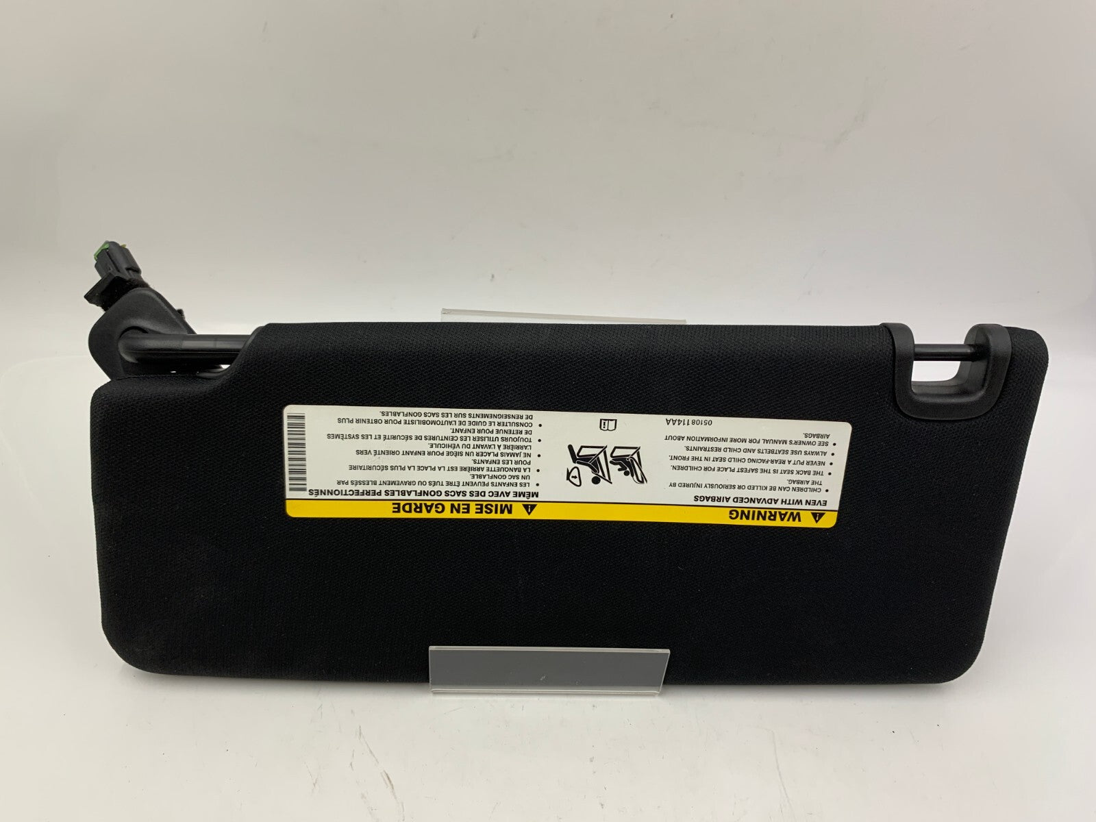 2016-2017 Chrysler 200 Passenger Sun Visor Black Illuminated OEM A02B36007