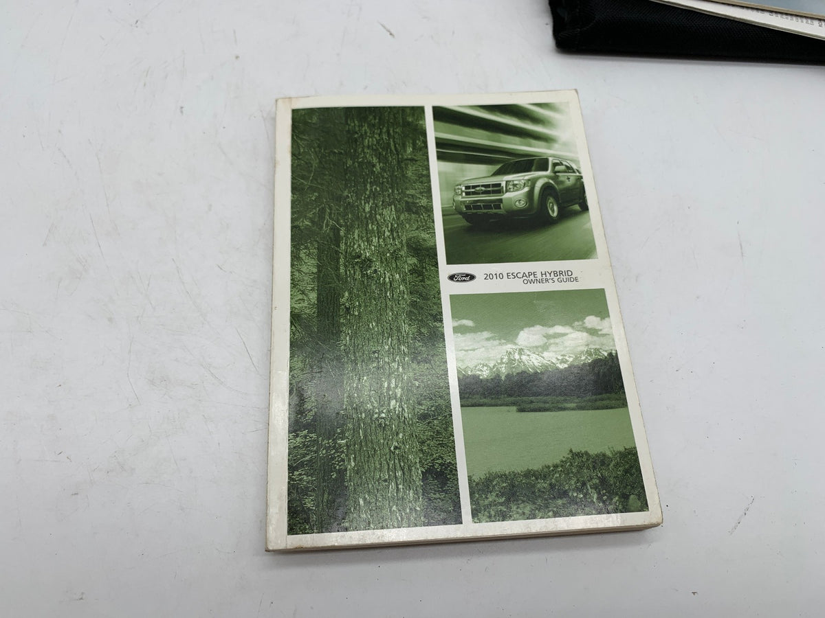 2010 Ford Escape Owners Manual Set with Case OEM R01B24011