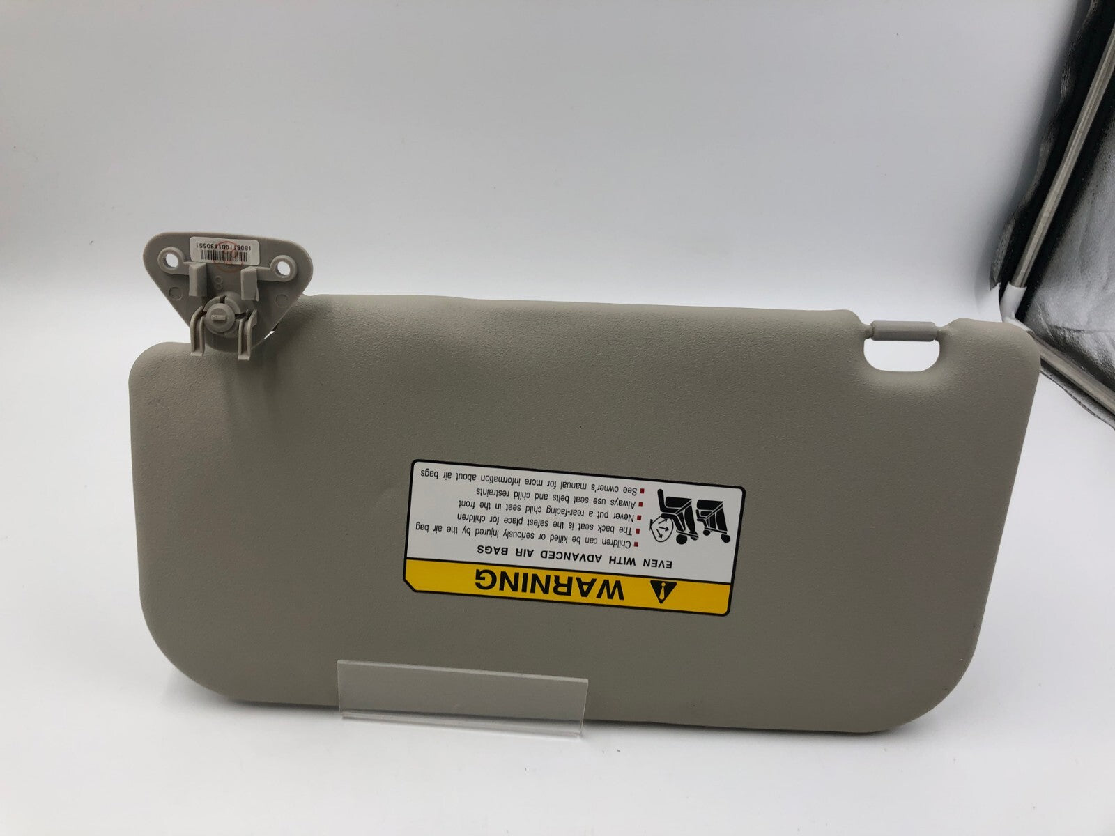 2014-2019 Mitsubishi Mirage Passenger Sun Visor Gray OEM C01B32026