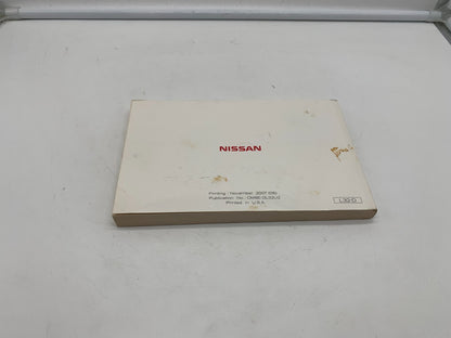 2008 Nissan Altima Owners Manual OEM A01B47006
