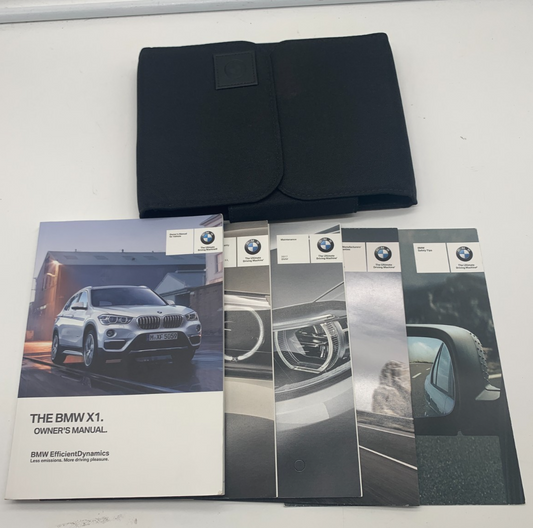 2017 BMW X1 Owners Manual Set with Case OEM C04B54005