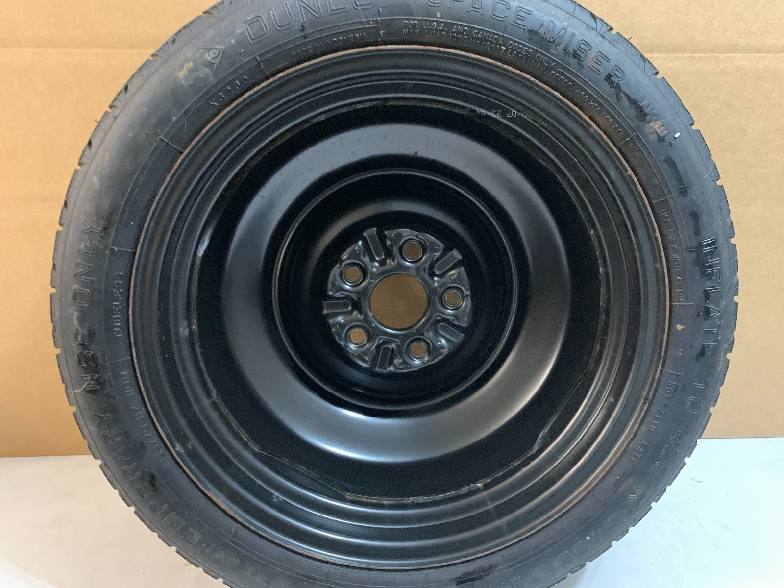 2007-2017 Toyota Camry 17" Spare Tire Wheel Emergency Compact Donut T155/70D17