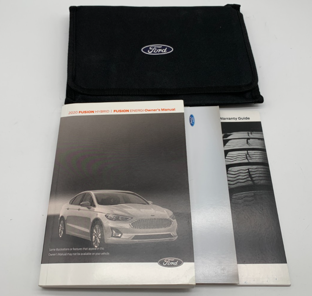 2020 Ford Fusion Hybrid Owners Manual Set with Case OEM E02B36004