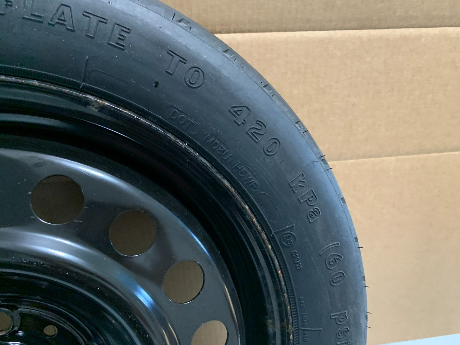 2006-2011 Cadillac STS Spare Tire 16" Compact Emergency Spare T145/70R17