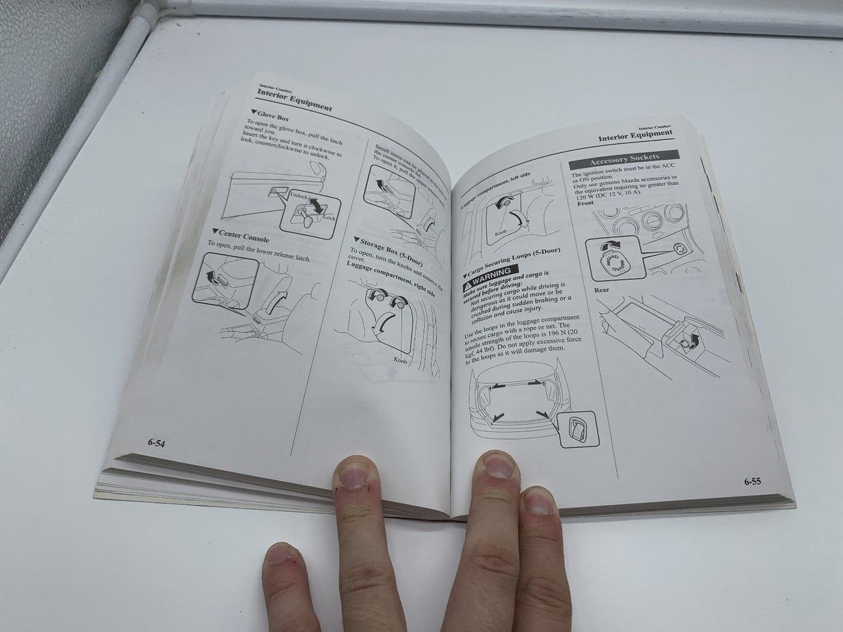 2008 Mazda 6 Owners Manual OEM R01B02017