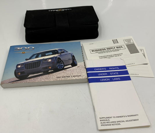 2007 Chrysler 300 Owners Manual Set with Case OEM A02B20039