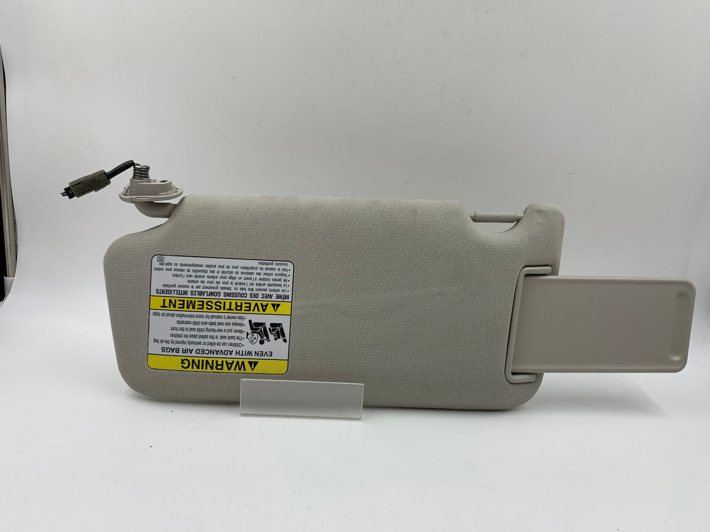 2010-2014 Subaru Legacy Passenger Sun Visor Illuminated OEM Gray