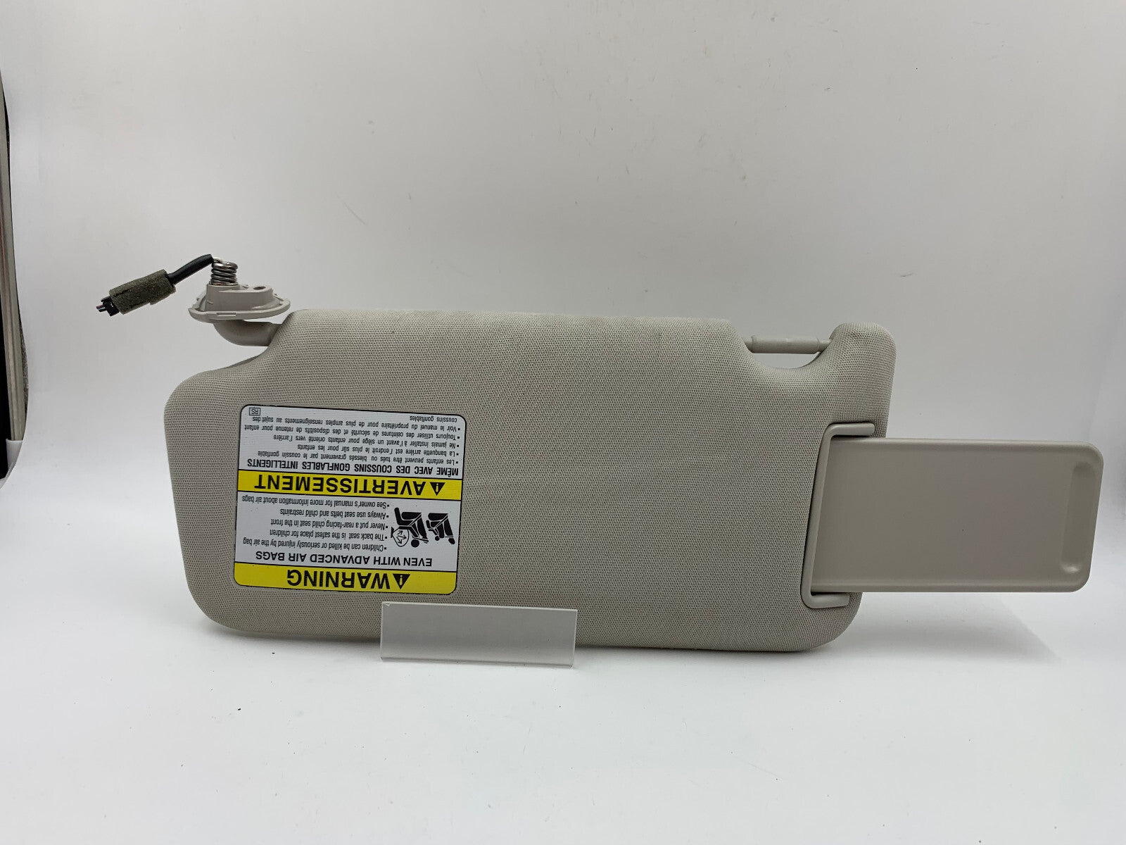 2010-2014 Subaru Legacy Passenger Sun Visor Illuminated OEM Gray