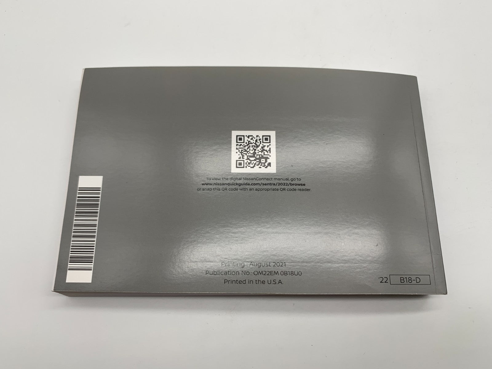 2022 Nissan Sentra Owners Manual Set with Case OEM C03B50013
