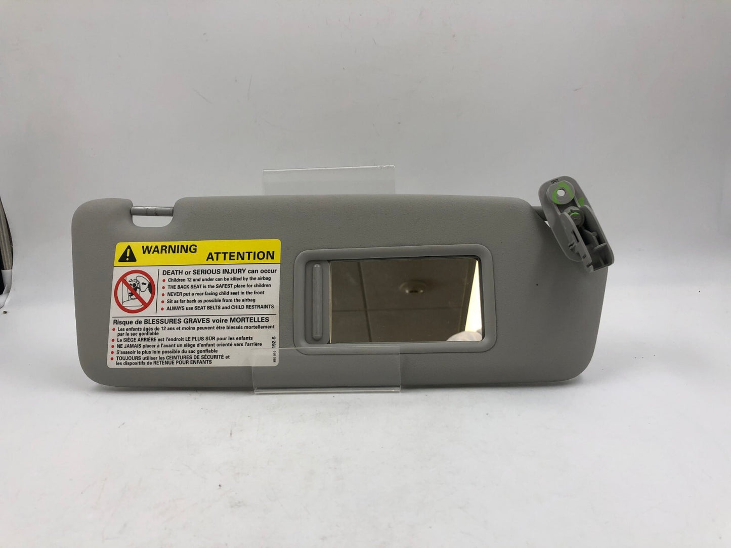 2006-2013 Audi A3 Passenger Sun Visor Gray OEM D03B31067