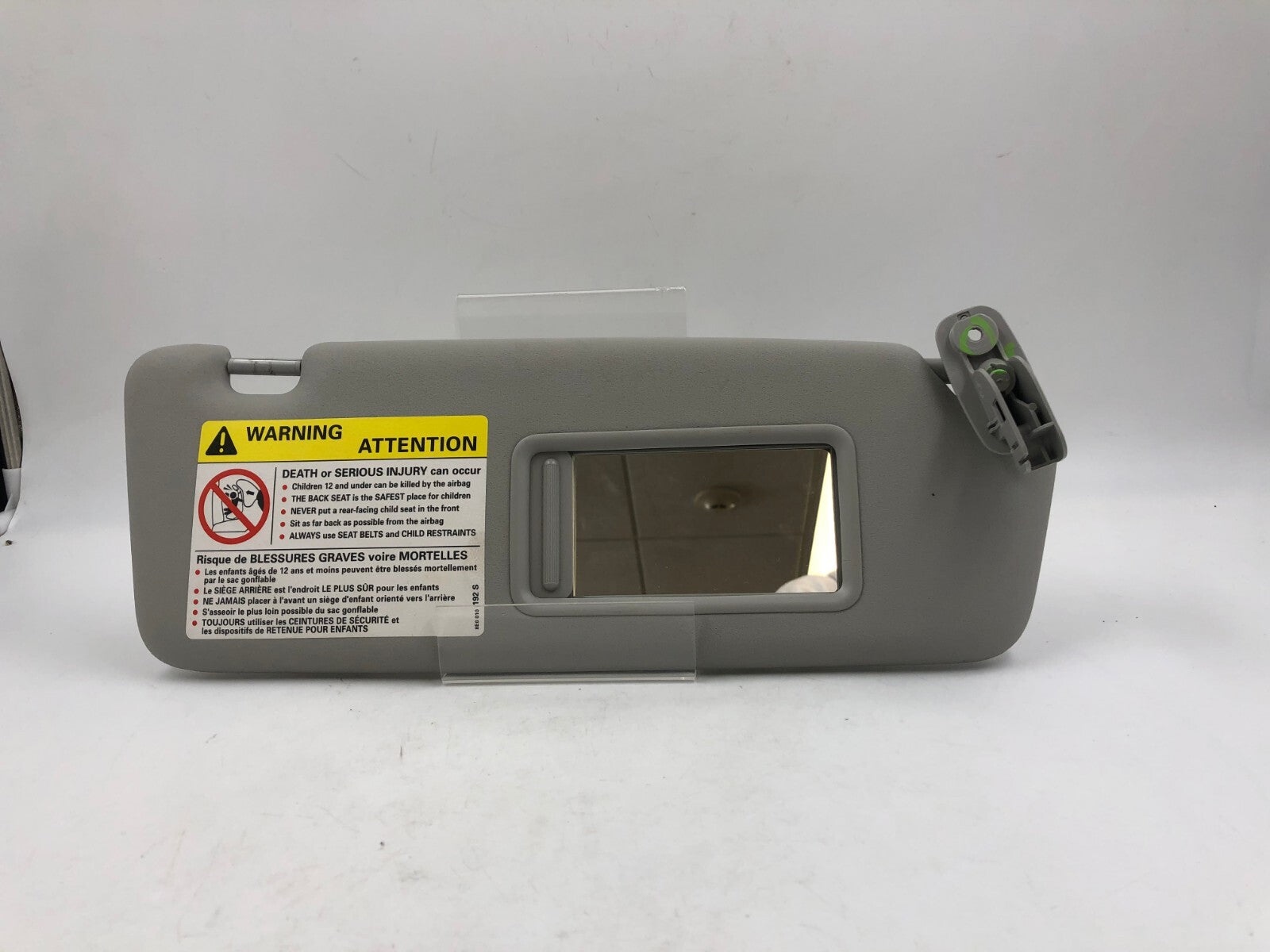 2006-2013 Audi A3 Passenger Sun Visor Gray OEM D03B31067