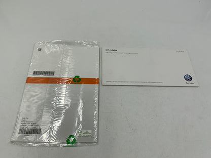 2014 Volkswagen Jetta GLI Owners Manual Set OEM E03B26098