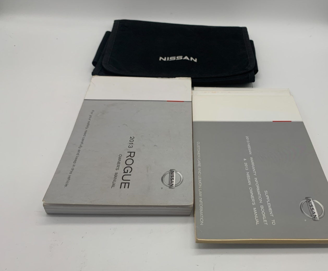 2013 Nissan Rogue Owners Manual Set with Case OEM
