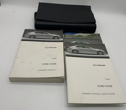 2008 Lexus IS250 IS350 IS 250 IS 350 Owners Manual Set with Case OEM R01B50021