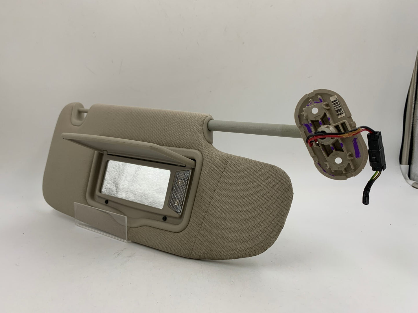 2006-2009 Ford Fusion Passenger Sun Visor Gray Illumination OEM B02B07042