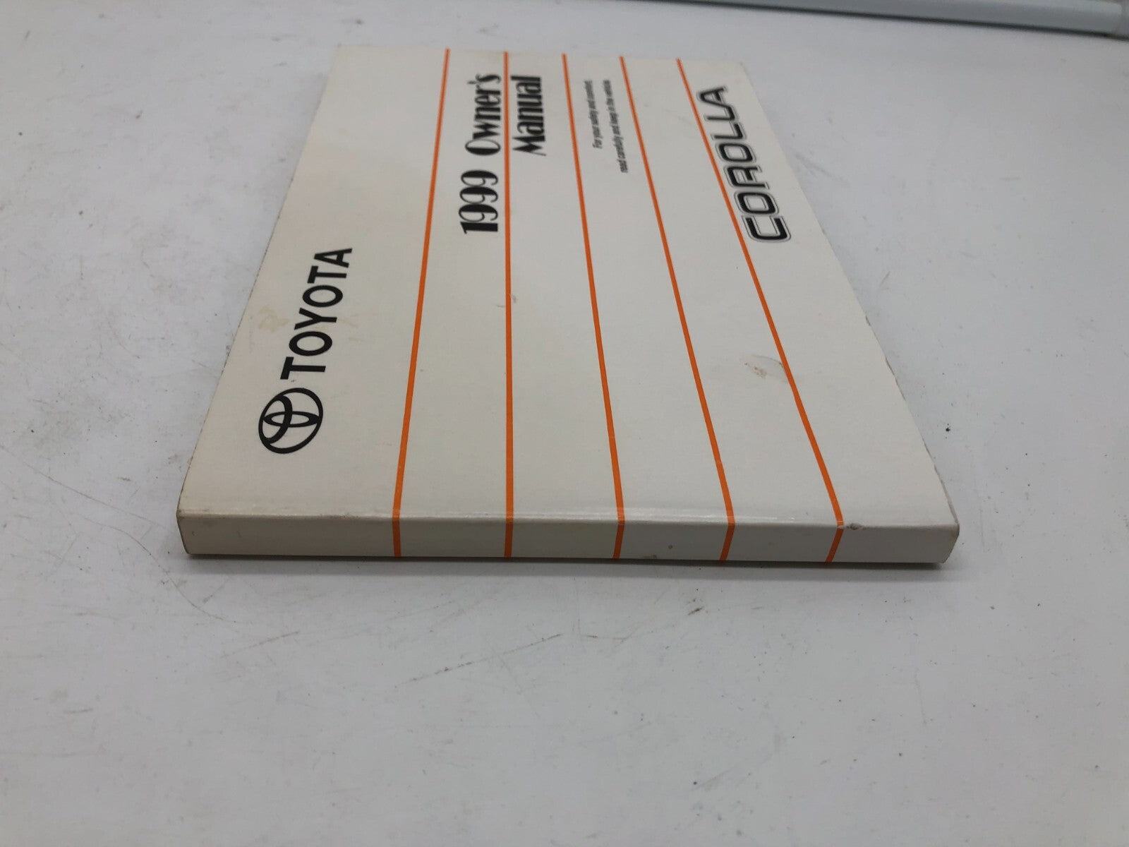 1999 Toyota Corolla Owners Manual OEM A02B21004