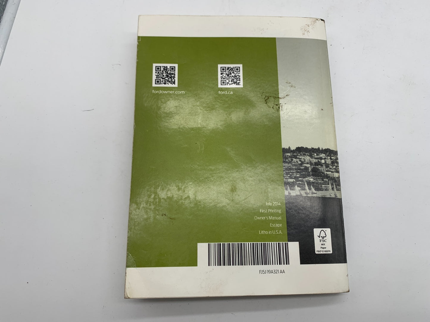 2015 Ford Escape Owners Manual Set with Case OEM C02B35002