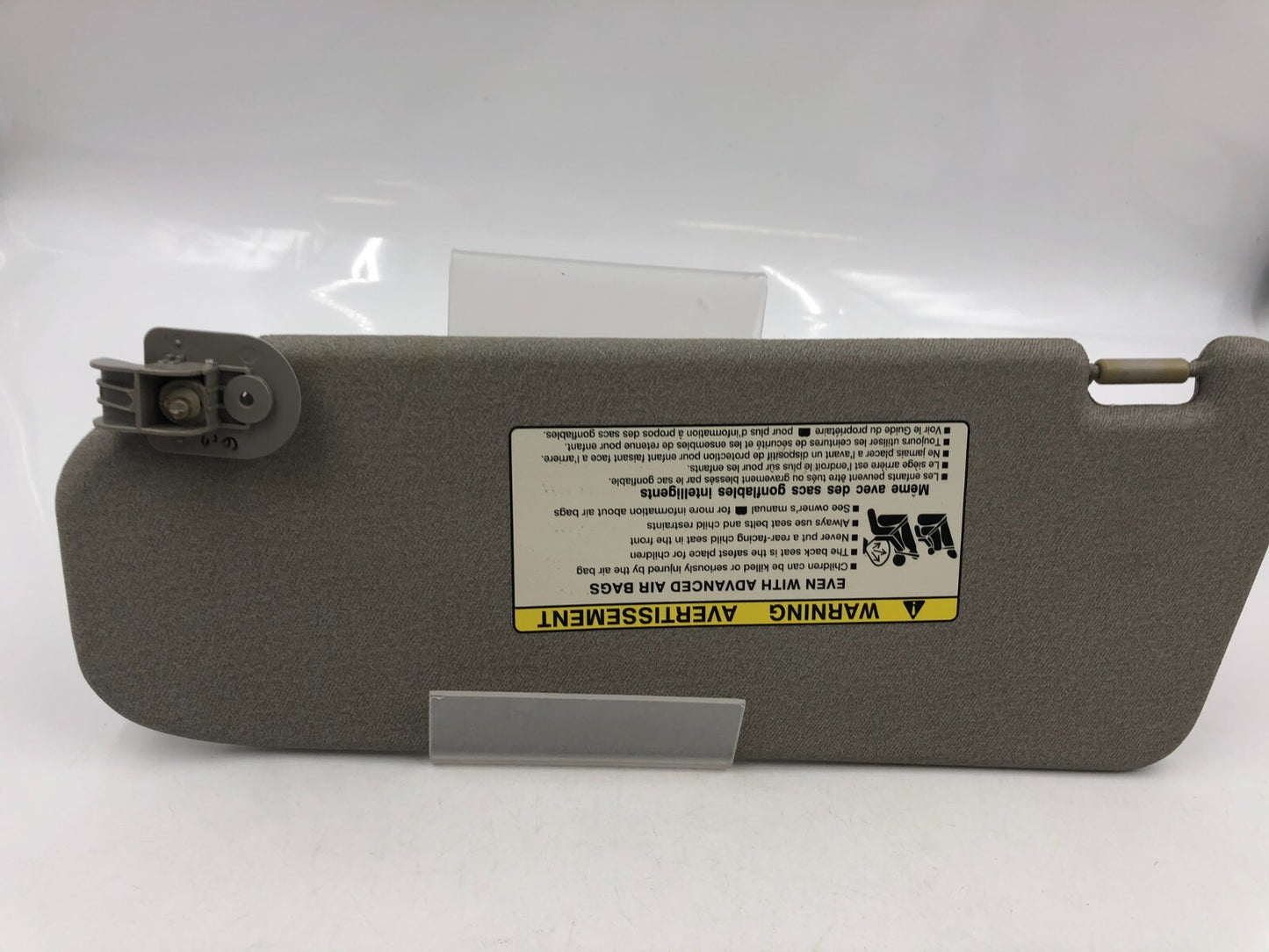 2006-2011 Chevrolet Aveo Passenger Sun Visor Gray OEM B01B15031