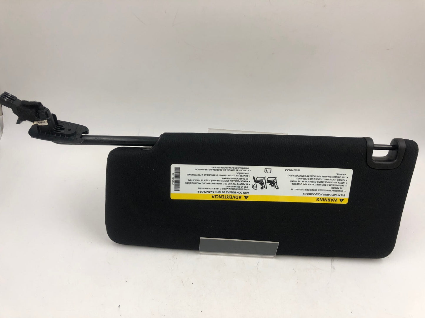 2015 Chrysler 200 Passenger Sun Visor Illuminated Black OEM B03B29026