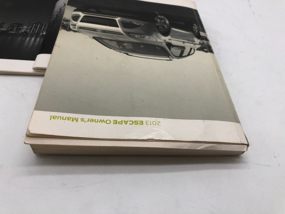 2013 Ford Escape Owners Manual Set with Case OEM R01B44011