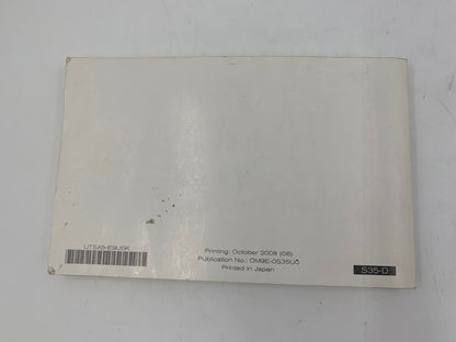 2009 Nissan Rogue Owners Manual OEM D04B67007