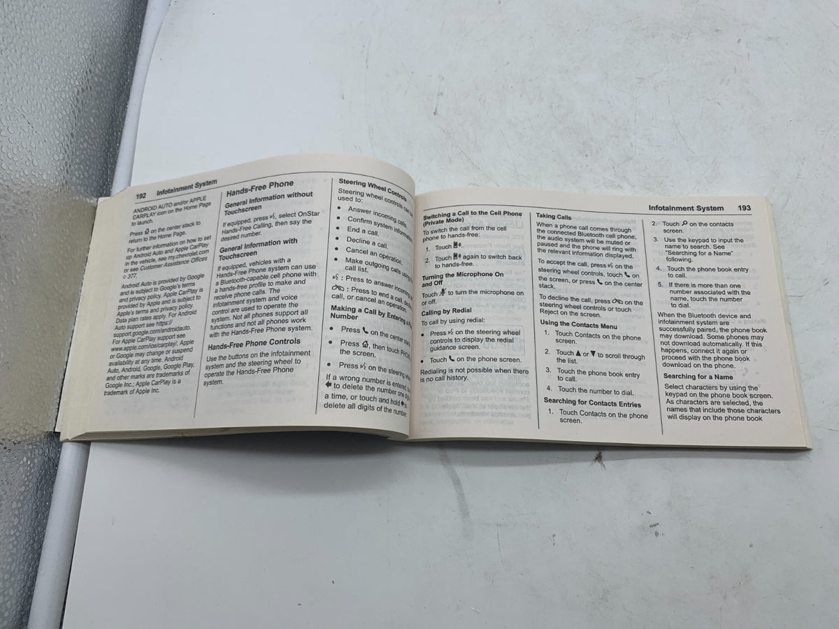 2018 Chevrolet Malibu Owners Manual OEM R01B15006