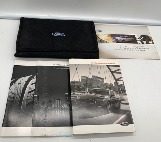 2017 Ford Fusion Owners Manual Set with Case OEM A03B13008