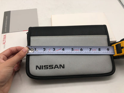 2006 Nissan Altima Owners Manual Set with Case OEM A01B05010