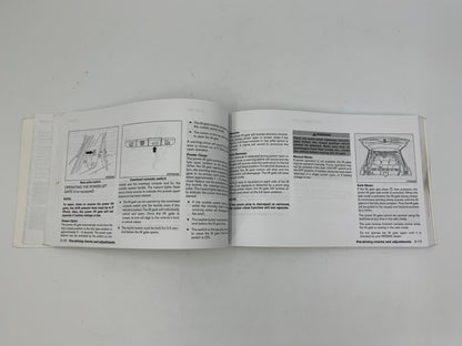 2007 Nissan Quest Owners Manual OEM B03B24009