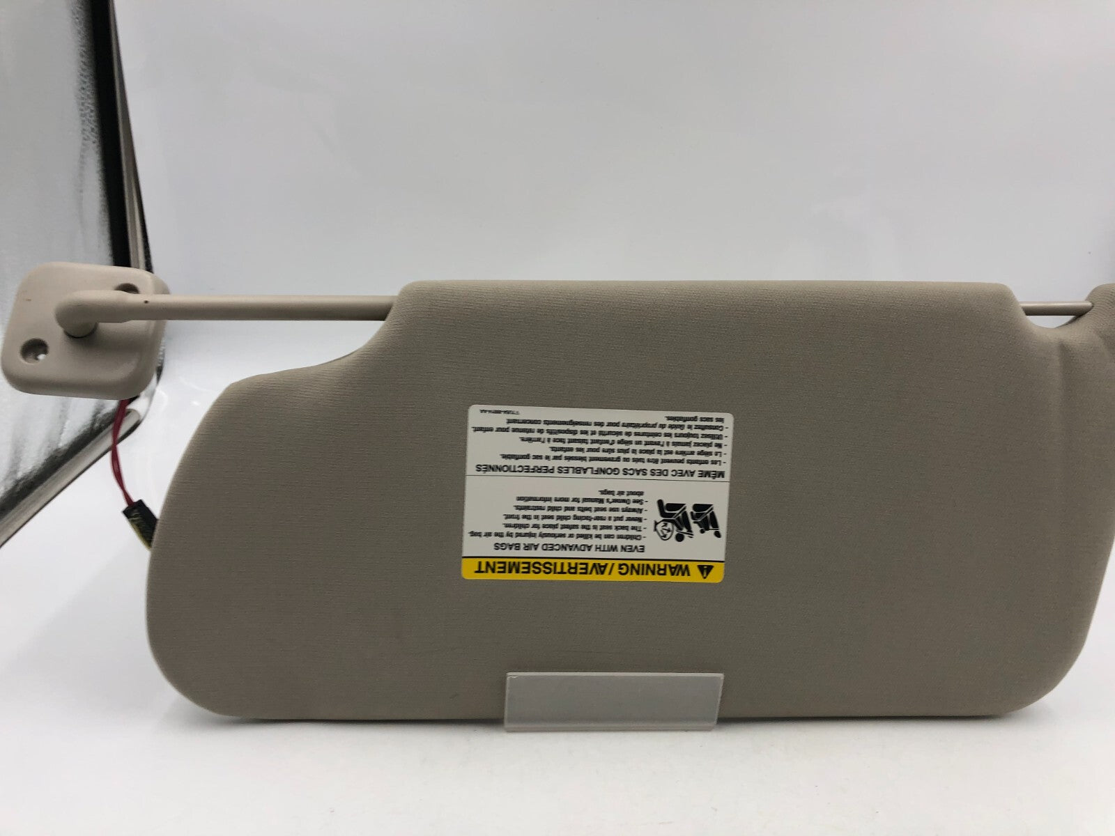 2009-2012 Ford Flex Passenger Sun Visor Shade Tan Illuminated OEM B01B21001