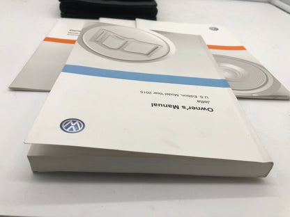 2015 Volkswagen Jetta GLI Owners Manual Set with Case OEM C02B49012