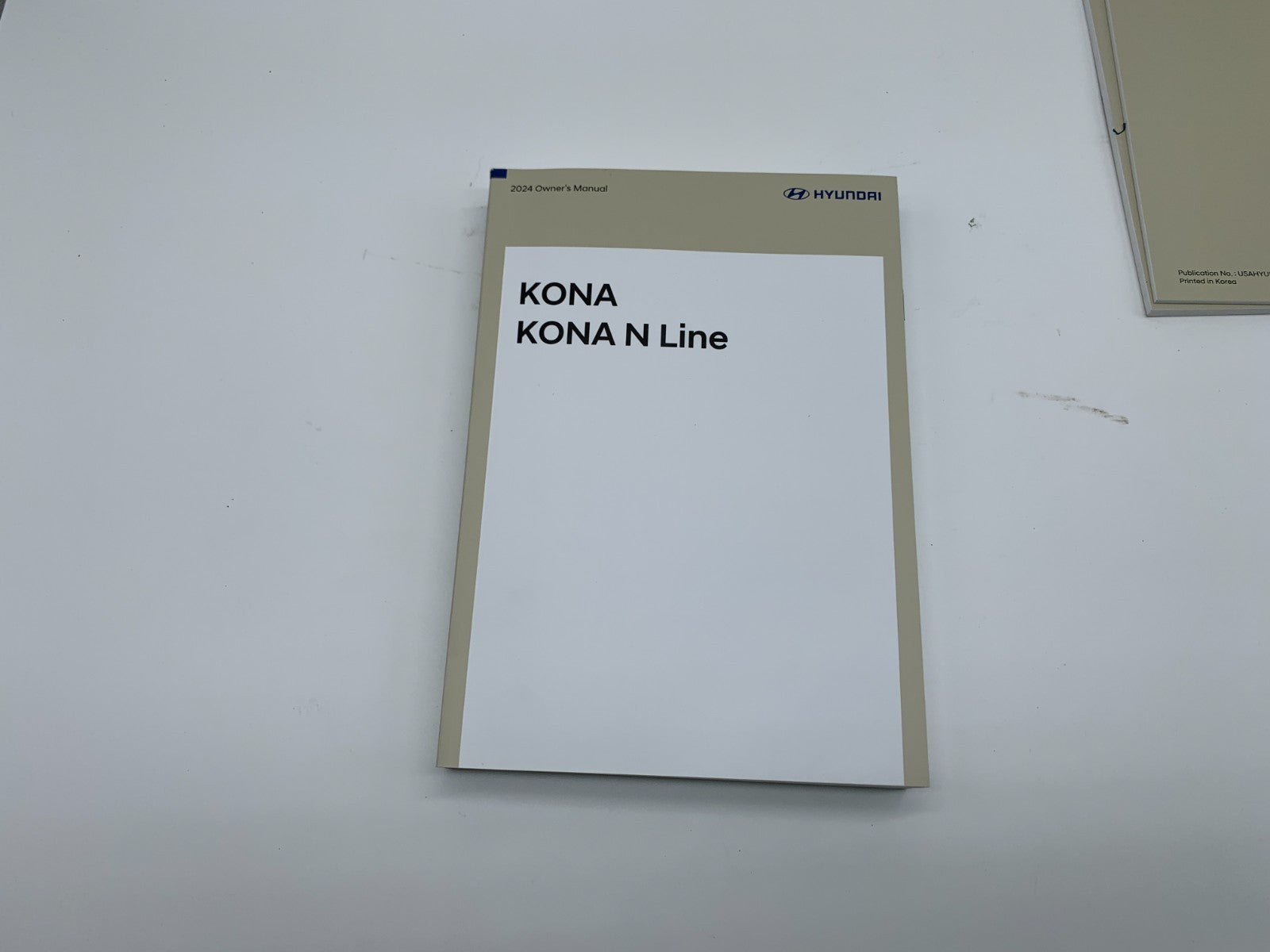 2024 Hyundai Kona Owners Manual Set OEM B04B49018