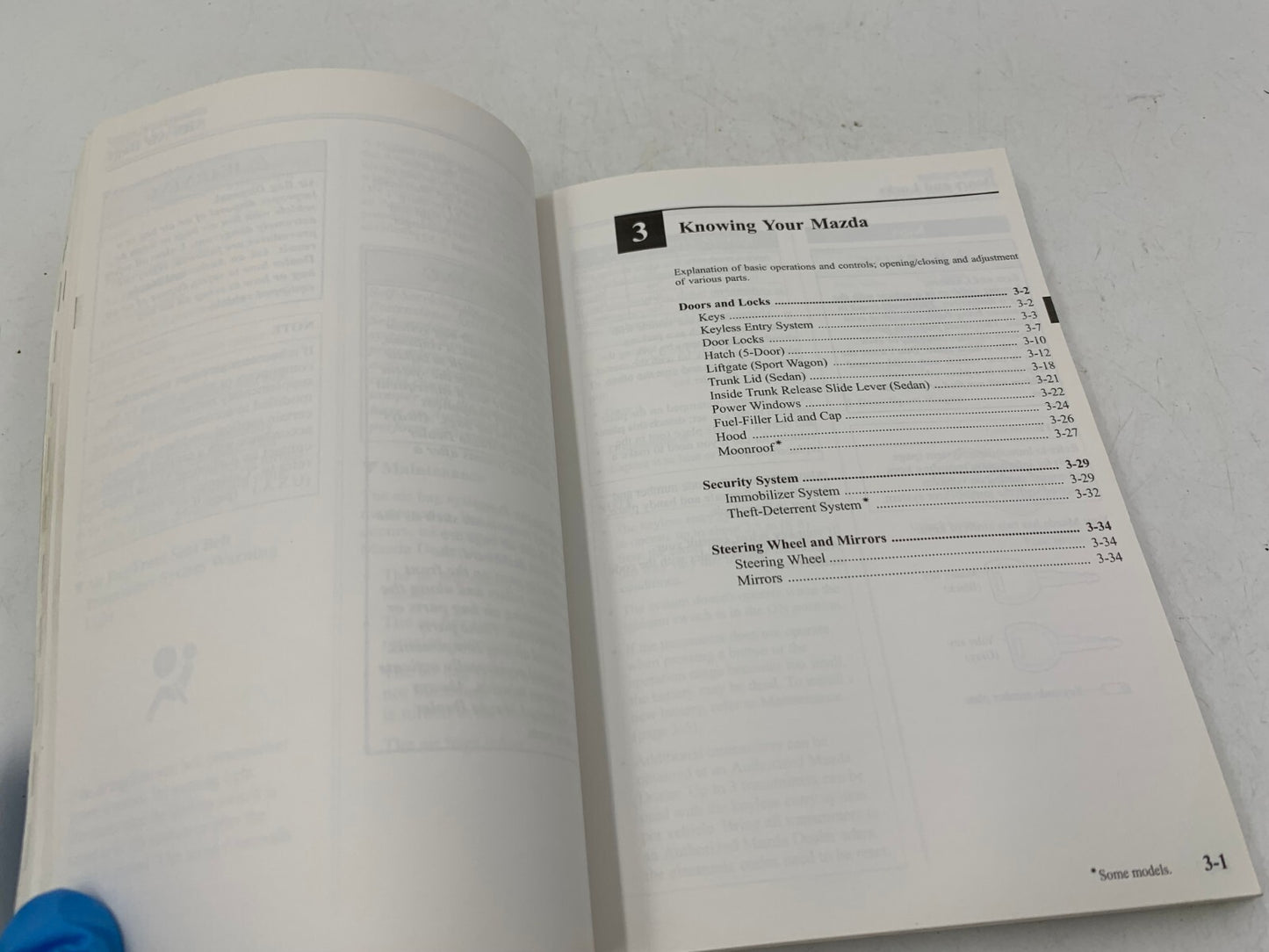 2005 Mazda 6 Owners Manual OEM C02B34056