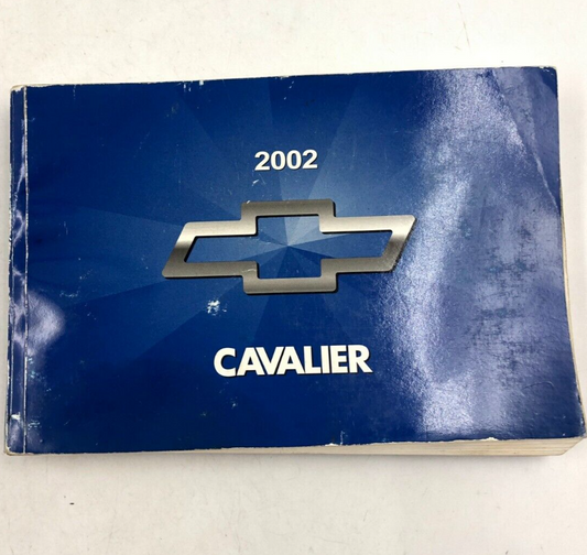 2002 Chevrolet Cavalier Owners Manual OEM D03B52023