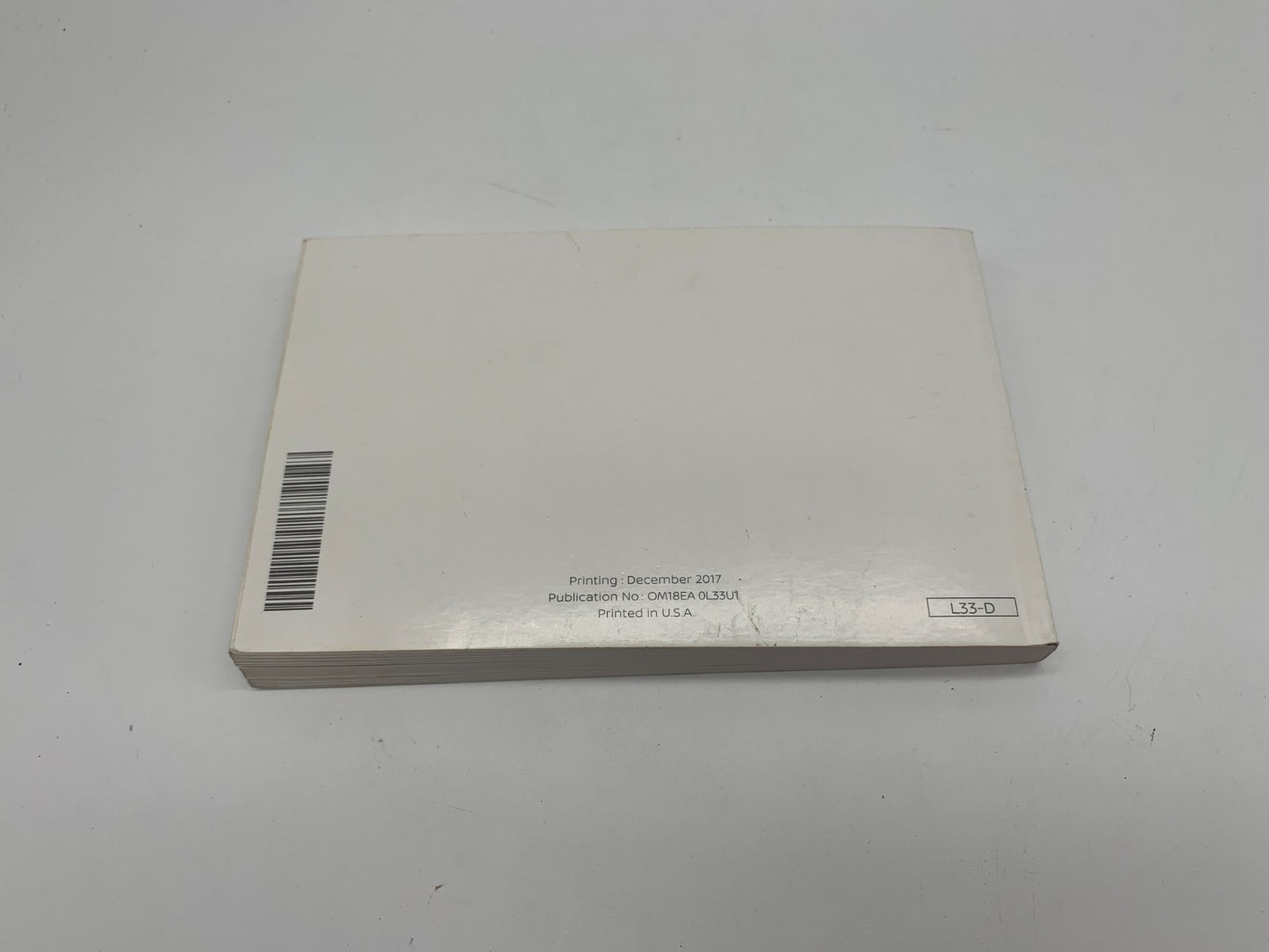 2018 Nissan Altima Owners Manual Set With Case OEM