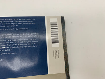 2018 Jeep Compass Owners Manual Set with Case OEM A02B56049