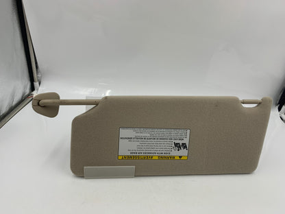 2005-2012 Toyota Avalon Passenger Sun Visor Tan Illuminated OEM B03B22027