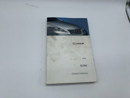 2012 Lexus ES350 ES 350 Owners Manual OEM A01B49003