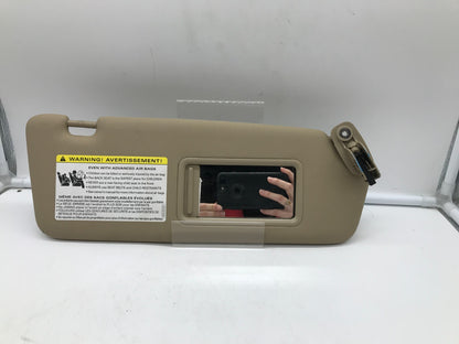 2002-2008 Audi A4 Sedan Passenger Sun Visor Beige Illuminated OEM E02B65010