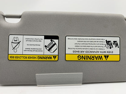 2010-2011 Hyundai Tucson Driver Sun Visor Gray OEM C01B15003