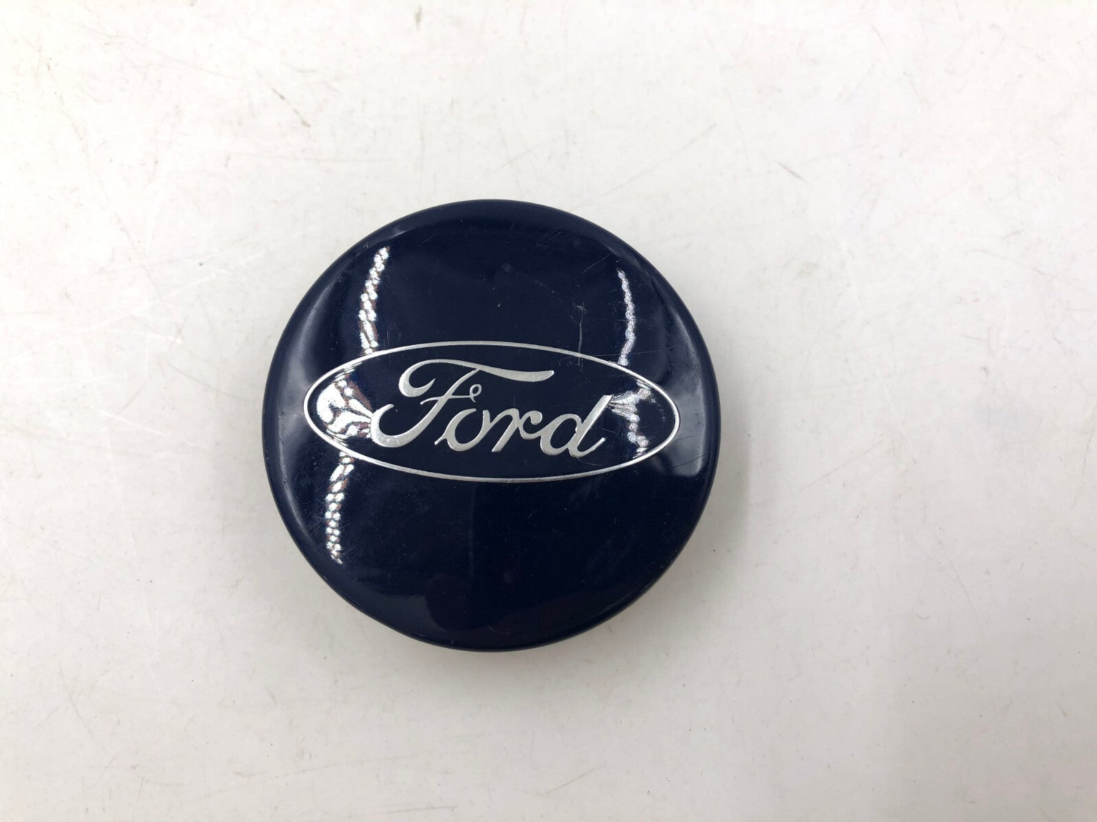 2013-2019 Ford Rim Wheel Center Cap Set of 4 Blue 2 inch OEM B03B34022