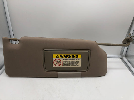 2006 Honda Ridgeline Passenger Sun Visor Brown Illumination OEM A01B28067