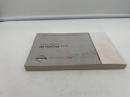 2010 Nissan Rogue Sport Owners Manual OEM