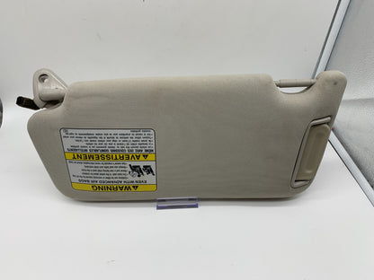 2010-2014 Subaru Legacy Passenger Sun Visor Gray Illuminated OEM A03B35004