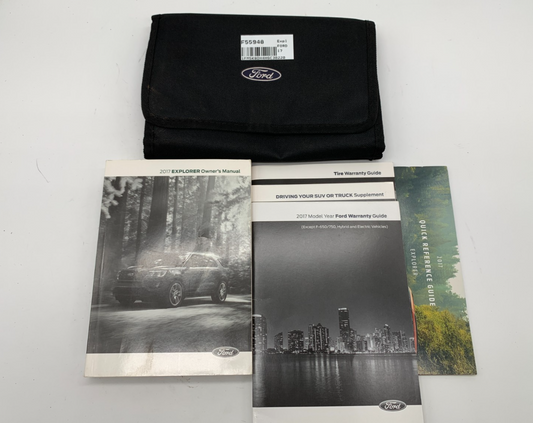 2017 Ford Explorer Owners Manual Set Includes Case OEM