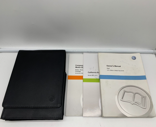 2015 Volkswagen Jetta Owners Manual Set with Case OEM E02B24070